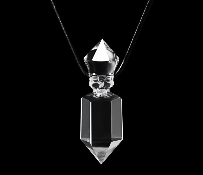 Jun 8, 2014 ACSAD (A Crystal Skull a Day) - Quartz Rock Crystal Double Terminated Carved Crystal Skull Pendant with Sterling Silver