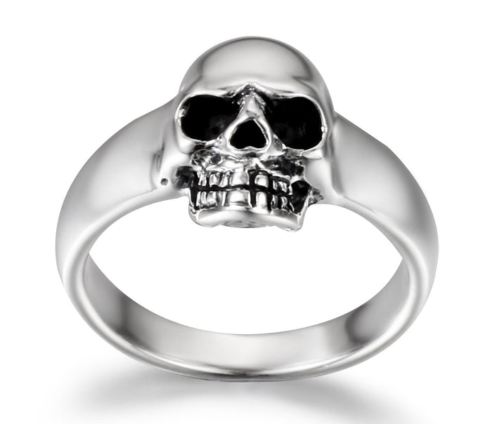 Fairy - Mini Sterling Silver Skull Pinky Ring1