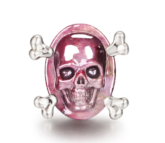 Ruby Skull Ring 2#