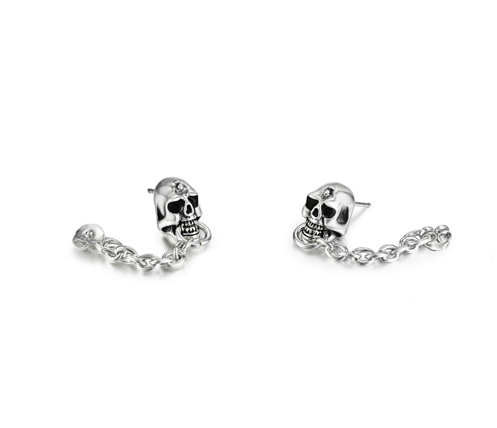 Sterling Silver Skull Earrings1