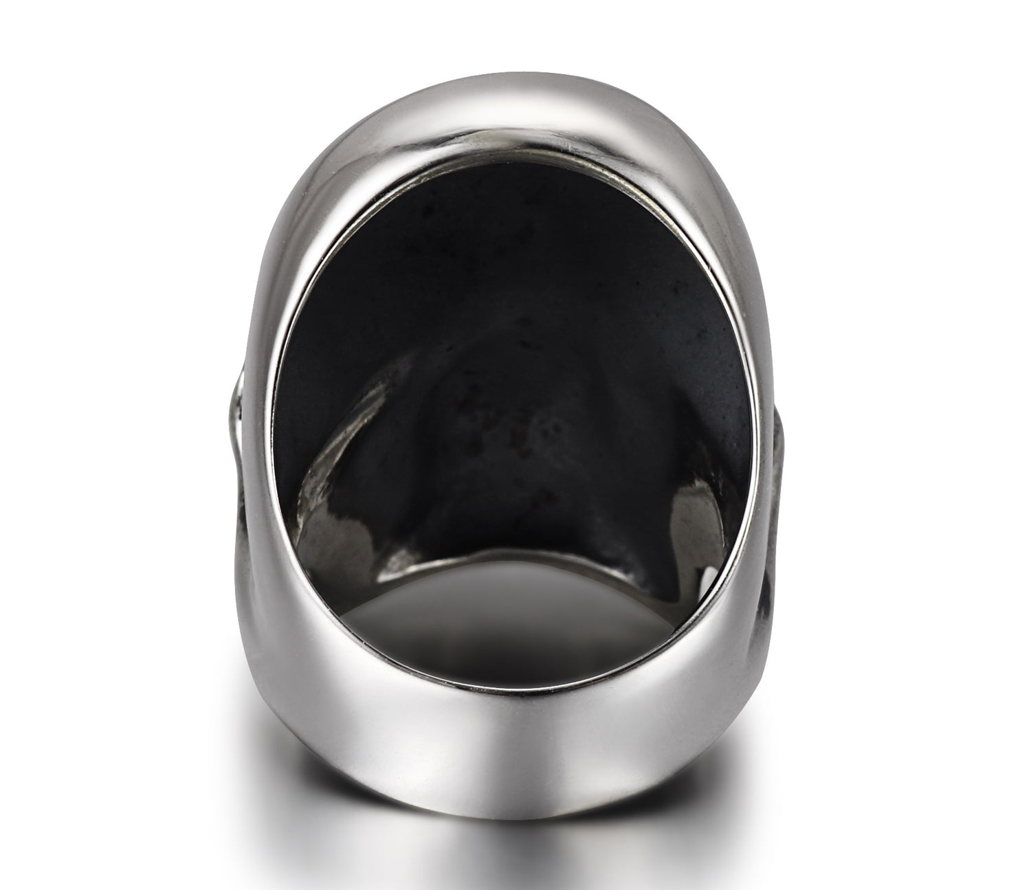 The Master - Oxidized Sterling Silver Skull Ring