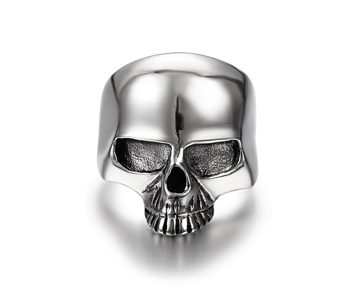 Vow of Silence - Sterling Silver Skull Ring