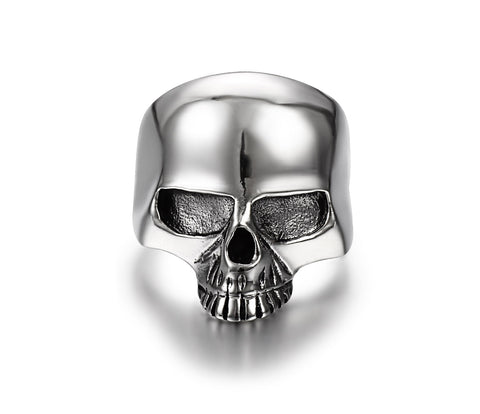 Vow of Silence - Sterling Silver Skull Ring