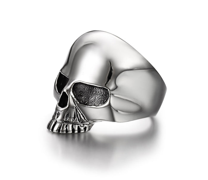 Vow of Silence - Sterling Silver Skull Ring1