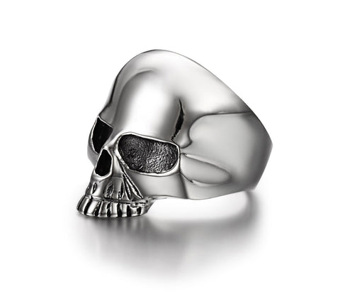 Vow of Silence - Sterling Silver Skull Ring1