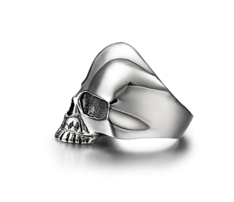 Skullis Ring: Vow of Silence - Sterling Silver Skull Ring